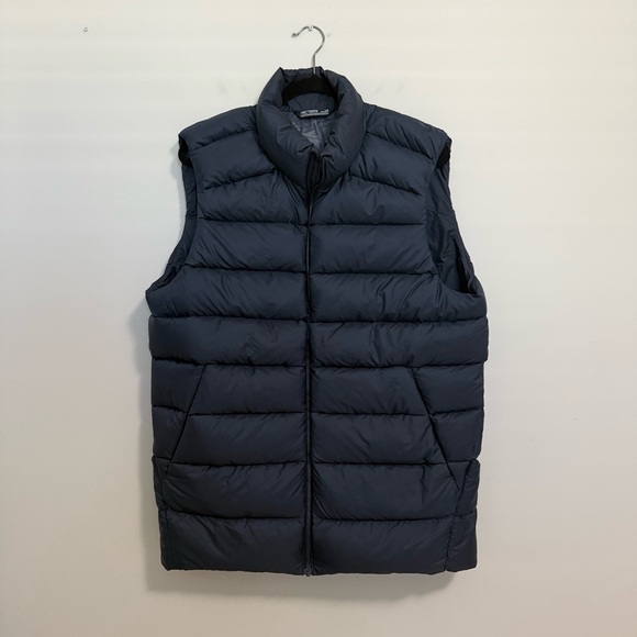 Arc’teryx Piedmont Vest Down Men’s Navy Blue Large - Picture 2 of 9